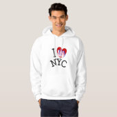 Ik hou van New York City Hoodie (Voorkant volledig)