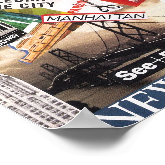 Ik hou van New York City Poster (Hoek)