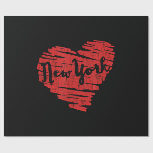 Ik hou van New York Hart NY Cadeaupapier