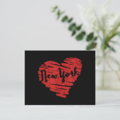 Ik hou van New York Hart NY Save The Date (Staand voorkant)