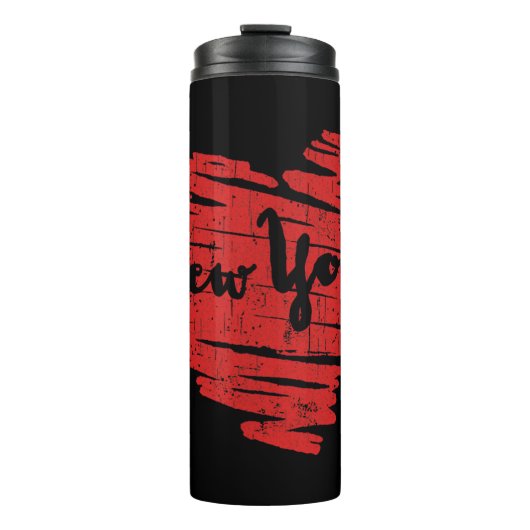 Ik hou van New York Hart NY Thermosbeker (Voorkant)