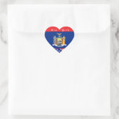Ik hou van New York Hart Sticker (Tas)