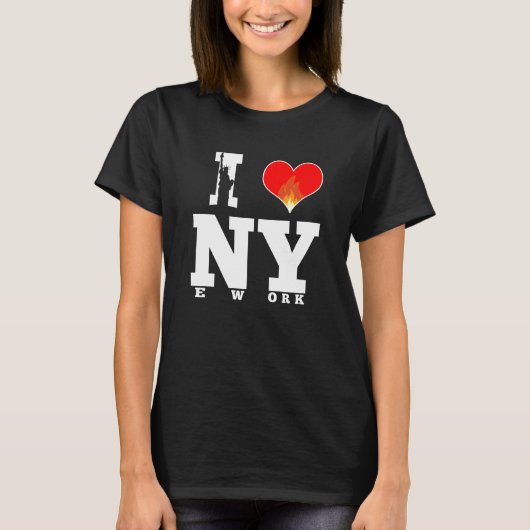 Ik hou van New York-New York Lover T-shirt (Voorkant)