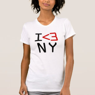 Ik hou van New York NY State Pride Grafisch ontwer T-shirt
