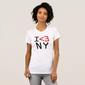 Ik hou van New York NY State Pride Grafisch ontwer T-shirt (Voorkant volledig)