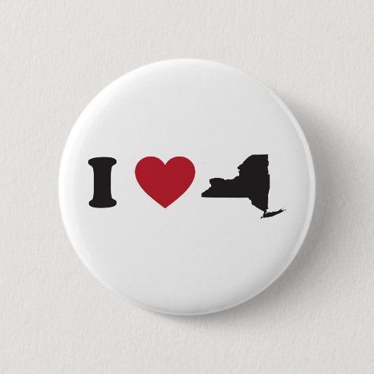 Ik hou van New York Ronde Button 5,7 Cm (Voorkant)
