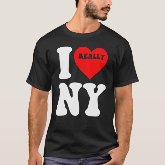 ik hou van new york t-shirt (Voorkant)
