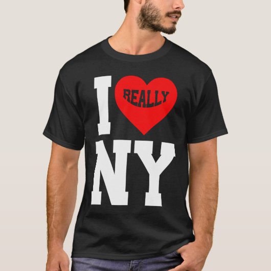 ik hou van new york t-shirt (Voorkant)