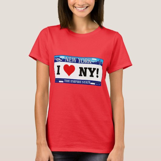 Ik hou van New York T-shirt (Voorkant)