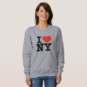 Ik hou van New York Vrouwen Sweatshirt (Voorkant volledig)