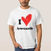 Ik hou van Newcastle T-Shirt (Voorkant)