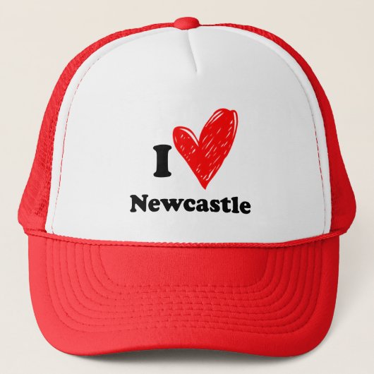 Ik hou van Newcastle Trucker Pet (Voorkant)