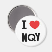 Ik hou van Newquay Magneet (Voorkant / Achterkant)