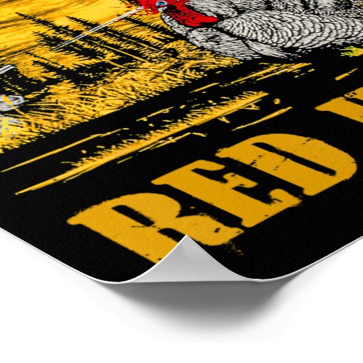 Ik hou van Ngin' Red Heads Funny Turkey Hunting Poster (Hoek)