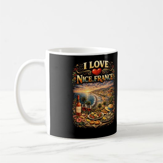 Ik hou van Nice Koffiemok (Links)