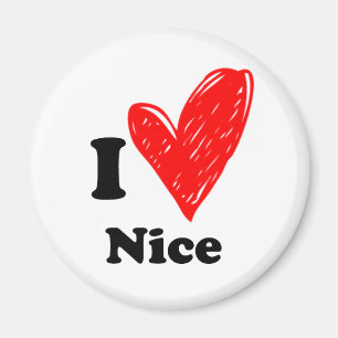 Ik hou van Nice Magneet