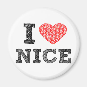 Ik hou van Nice Magneet