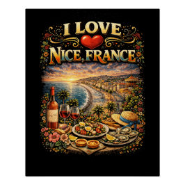 Ik hou van Nice Perfect Poster