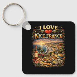 Ik hou van Nice Sleutelhanger