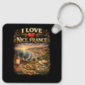 Ik hou van Nice Sleutelhanger (Achterkant)