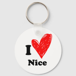 Ik hou van Nice Sleutelhanger
