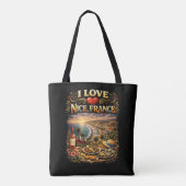 Ik hou van Nice Tote Bag (Achterkant)
