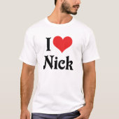 Ik hou van Nick T-shirt (Voorkant)