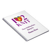 Ik hou van nieten - notebook notitieboek (Rechterzijde)