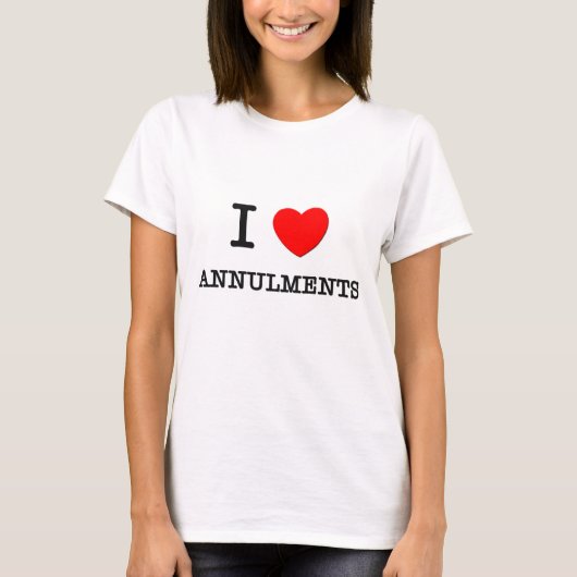 Ik hou van nietigheid t-shirt (Voorkant)