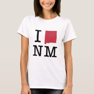 Ik hou van nieuw Mexico T-shirt