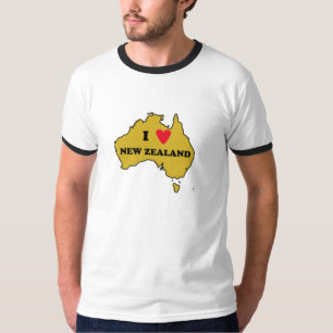 Ik hou van Nieuw-Zeeland (Australië) T-shirt