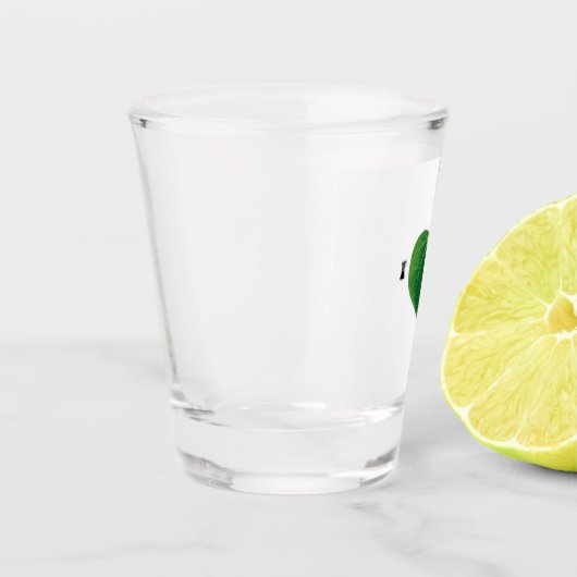 Ik hou van Nieuw-Zeeland - Kawakawa Shotglass Shot Glas (Links)