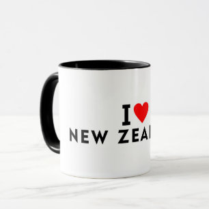 Ik hou van Nieuw-Zeeland land zoals hart reizen to Mok