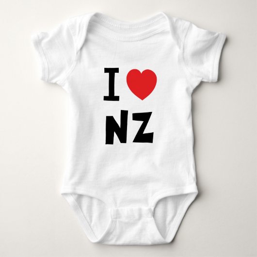 Ik hou van nieuw-zeeland romper (Voorkant)
