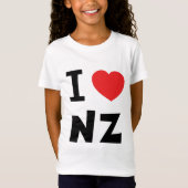 Ik hou van nieuw-zeeland t-shirt (Voorkant)