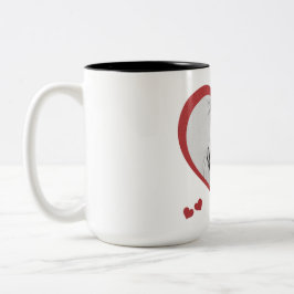 Ik hou van nieuwe paarden tweekleurige koffiemok