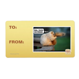 Ik hou van nieuwe shampoo etiket