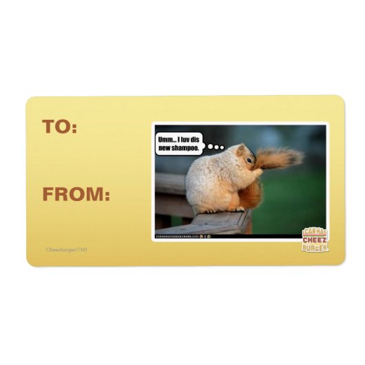 Ik hou van nieuwe shampoo etiket (Voorkant)