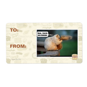 Ik hou van nieuwe shampoo etiket