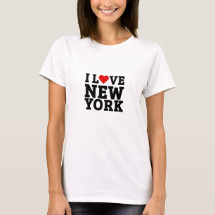 Ik hou van nieuwe york t-shirt