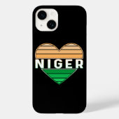 Ik hou van Niger, Nigerese hart Case-Mate iPhone Case (Achterkant)