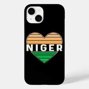 Ik hou van Niger, Nigerese hart Case-Mate iPhone 14 Hoesje