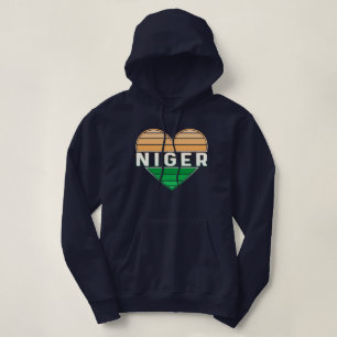 Ik hou van Niger, Nigerese hart Hoodie