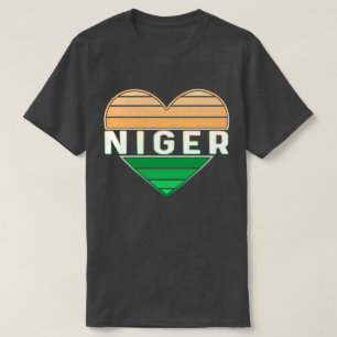 Ik hou van Niger, Nigerese hart T-shirt