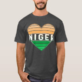 Ik hou van Niger, Nigerese hart T-shirt (Voorkant)
