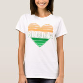 Ik hou van Niger, Nigerese hart T-shirt (Voorkant)