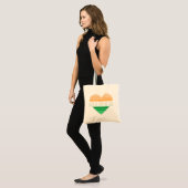 Ik hou van Niger, Nigerese hart Tote Bag (Voorkant (model))
