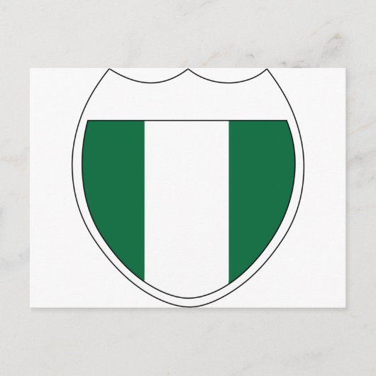 Ik hou van Nigeria Briefkaart (Voorkant)