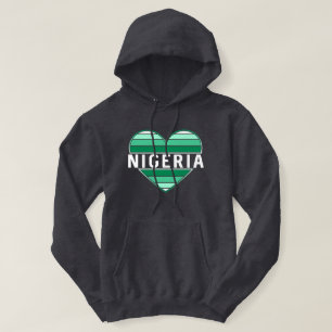 Ik hou van Nigeria, Nigeriaans hart Hoodie
