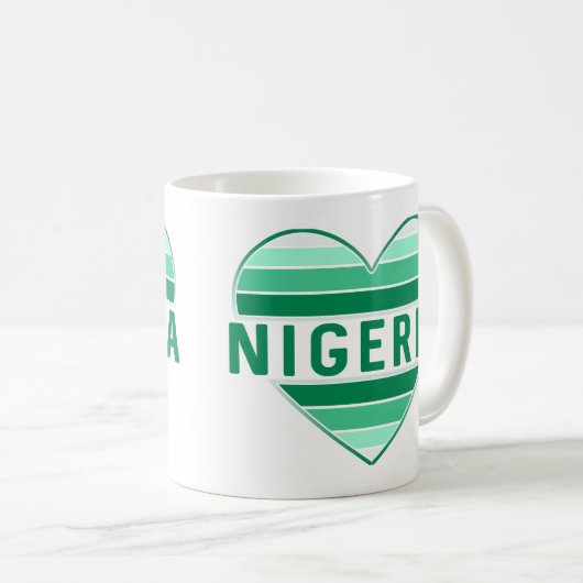 Ik hou van Nigeria, Nigeriaans hart Koffiemok (Voorkant rechts)